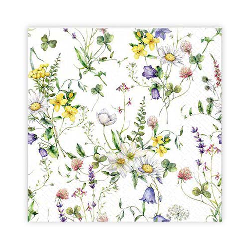 KAFFESERVETT 20P ÄNGSBLOMMA