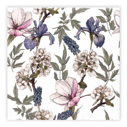 MATSERVETTER 20P BLOMMOR PASTELL