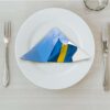 MATSERVETTER 20P FLAGGSTÅNG på tallrik
