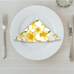 MATSERVETTER 20P PÅSKLILJA på tallrik