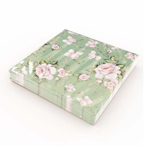 MATSERVETTER 20P ROSA ROSOR förpackning