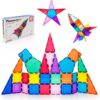 PicassoTiles Magnetiska byggnadsplattor Raket 32 delar 4