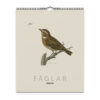 Väggkalender Fåglar 2025 Omslag