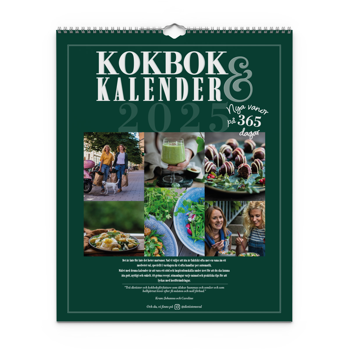 Väggkalender Kokbok 2025 Omslag