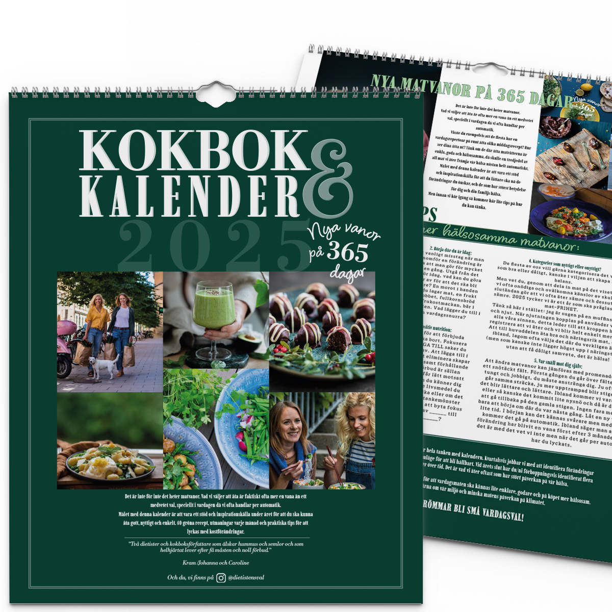 Väggkalender Kokbok 2025 Väggkalender Kokbok 2025