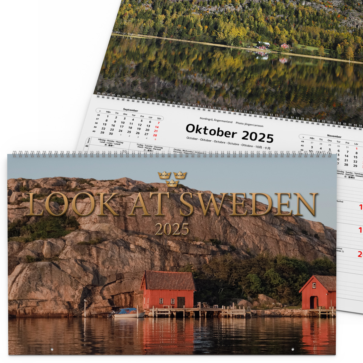 Väggkalender Look at Sweden Panorama 2025