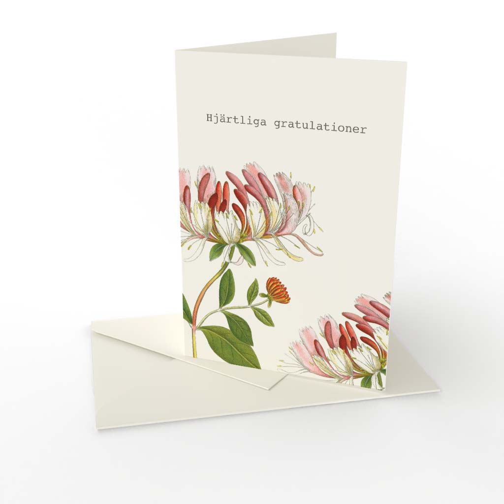 Kort vikt Vildkaprifol Hjärtliga gratulationer