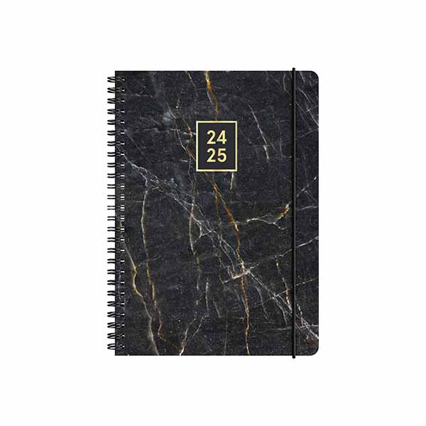 Almanacka A5 2024-2025 Black Marble