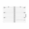 Almanacka A6 2024-2025 Plain White uppslag