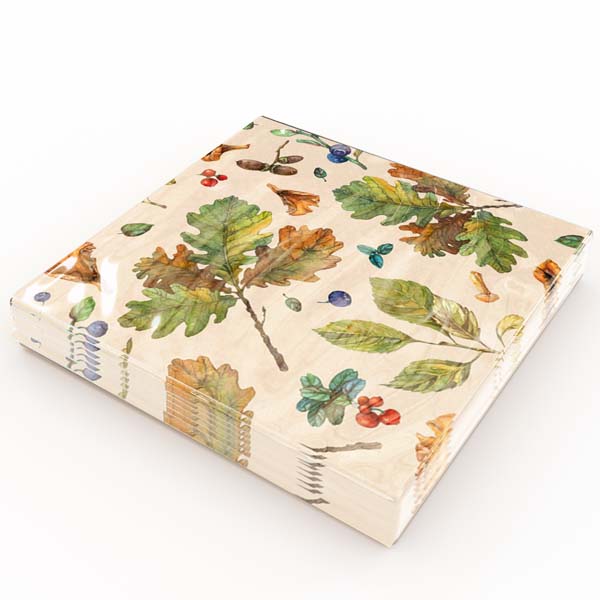 Kaffeservett 20p Höst paket