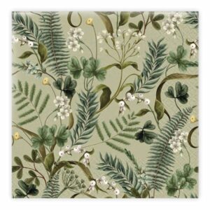 Matservetter 20p Blad grön