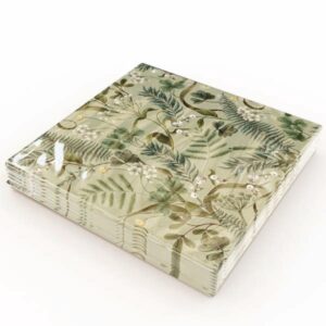 Matservetter 20p Blad grön paket