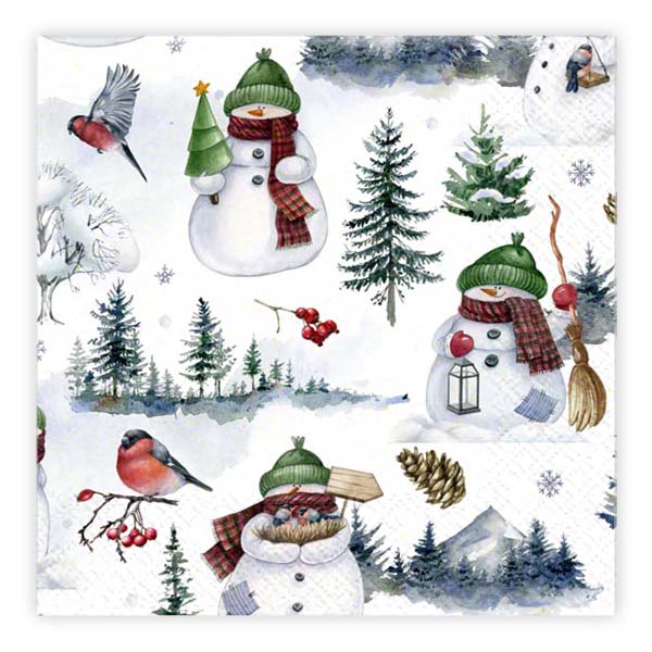 Matservetter 20p Snögubbeland