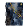 Almanacka A6 Black Marble 2025