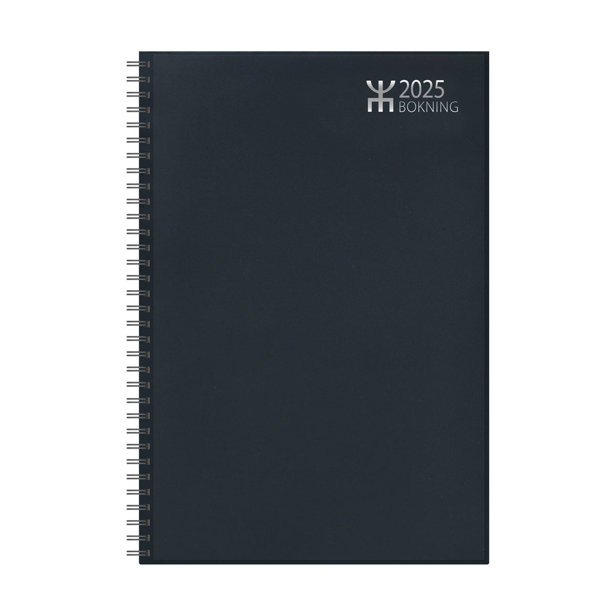 Bokningskalender Svart 2025