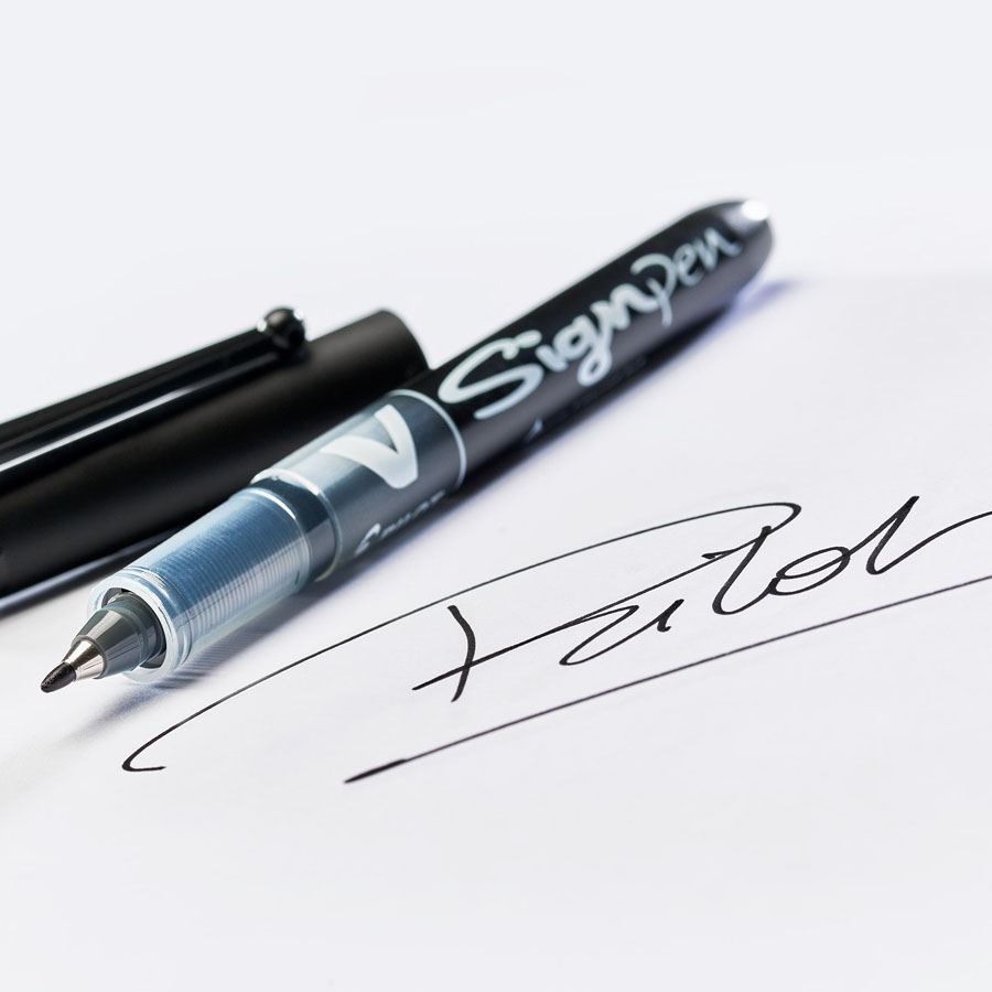 Fineliner V-Sign Pen Svart 2