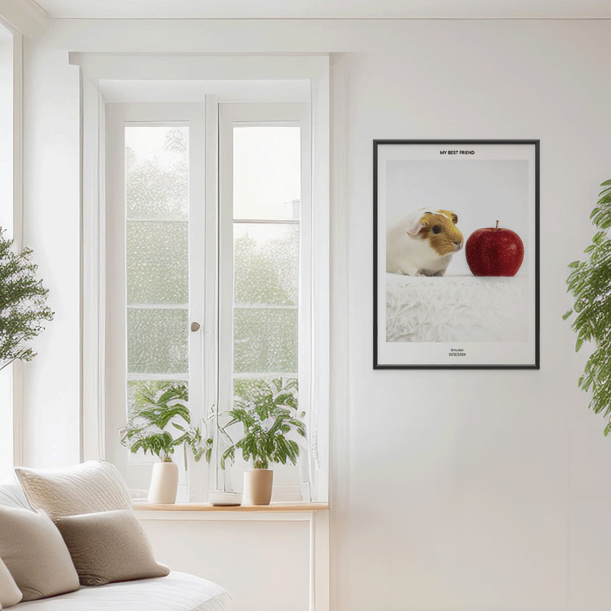 Fotoposter Marsvin 4 Vägg 1