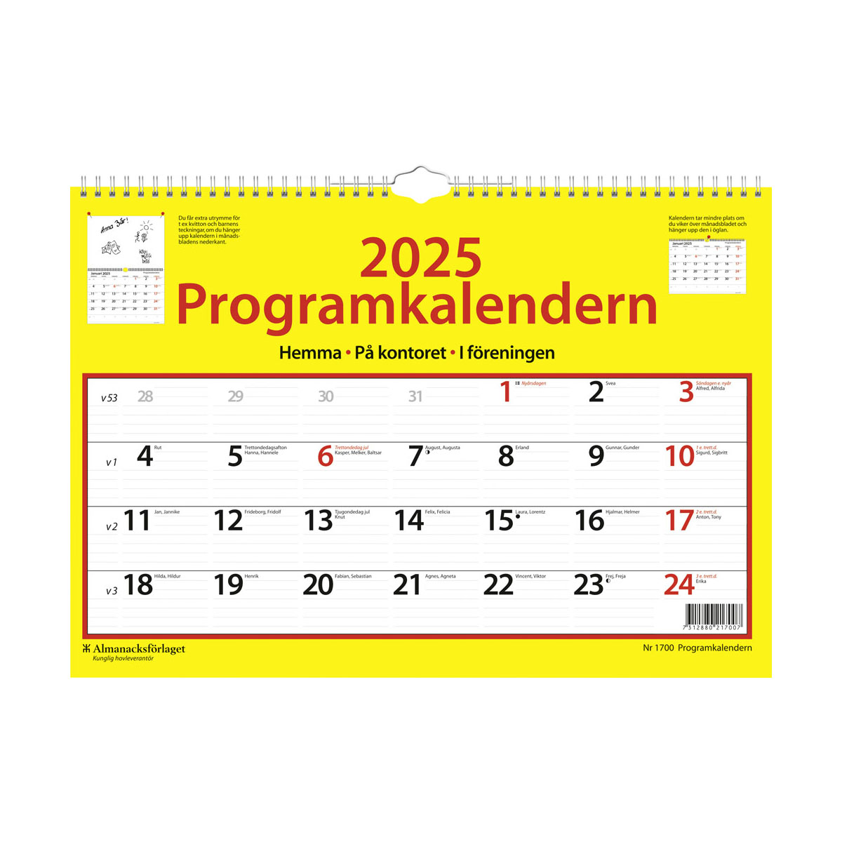 Programkalendern 2025