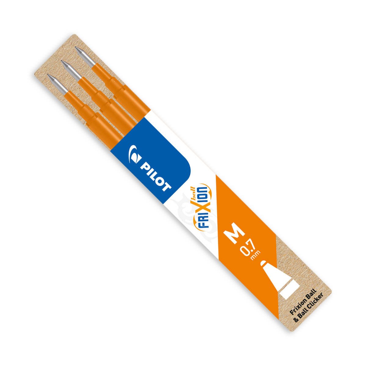 Refill Pliot FriXion Orange 0.7 3-pack
