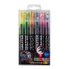 Highlighters STAR Glitter 6 färger