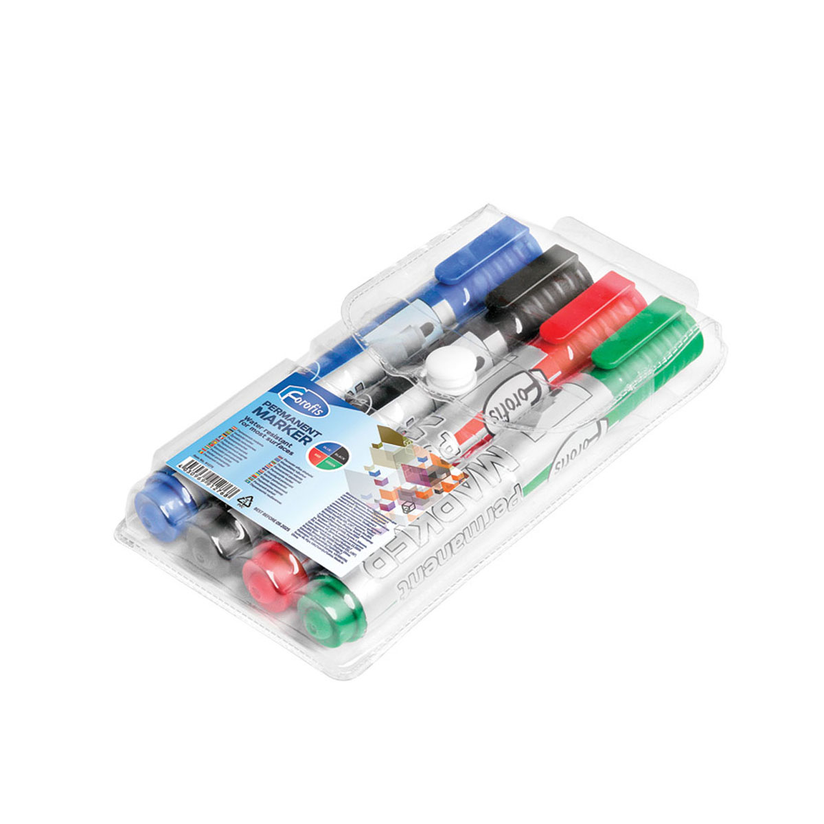 Märkpennor permanenta 4 färger
