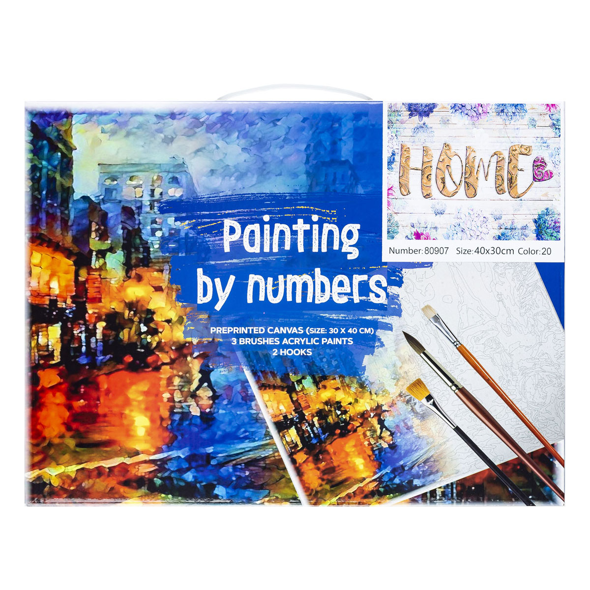 Paint by numbers Home 30x40