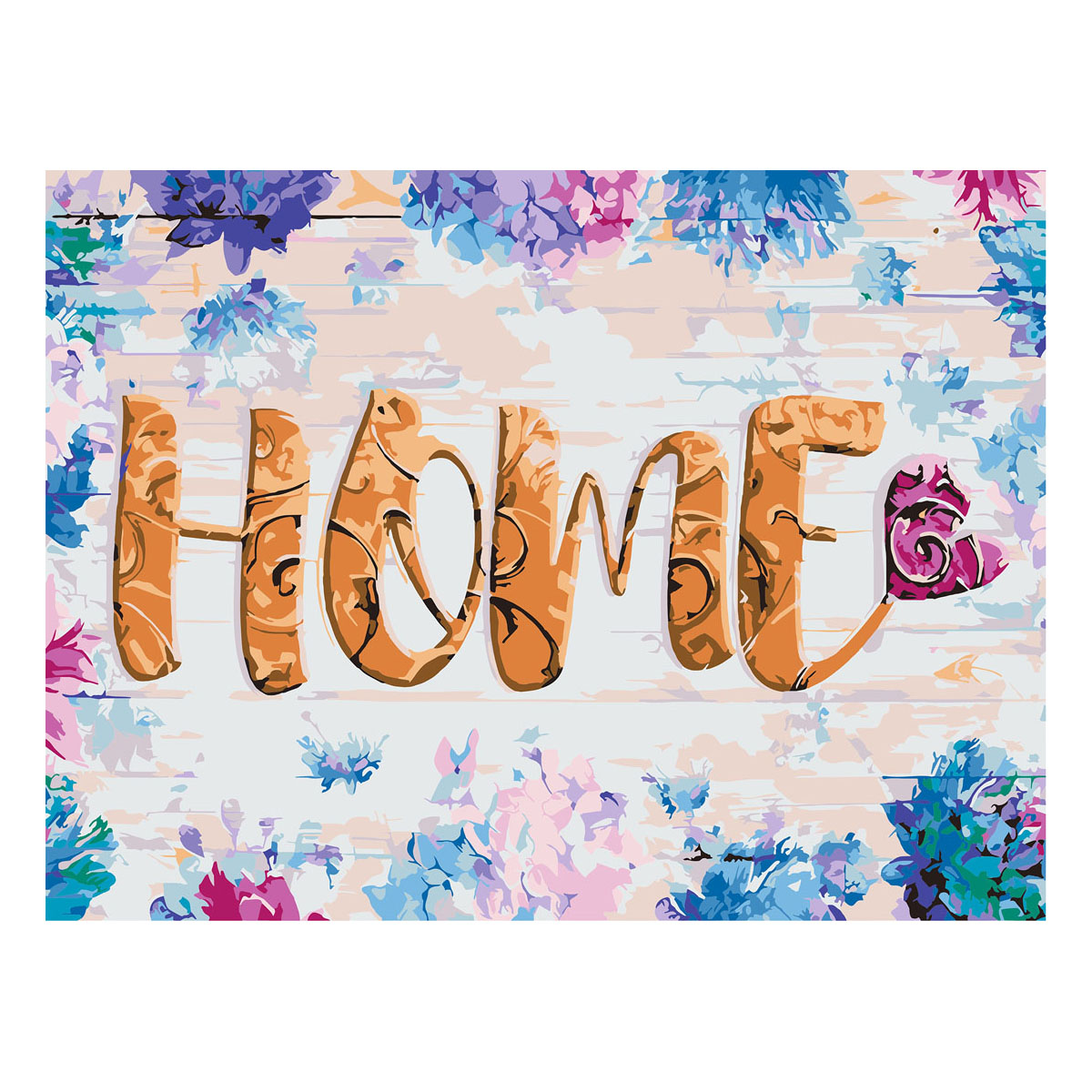 Paint by numbers Home 30x40 2