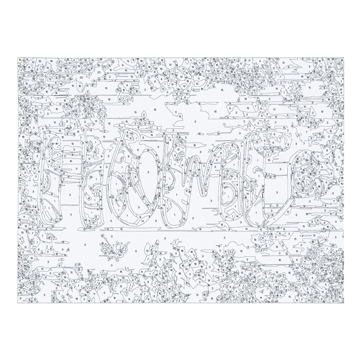 Paint by numbers Home 30x40 3