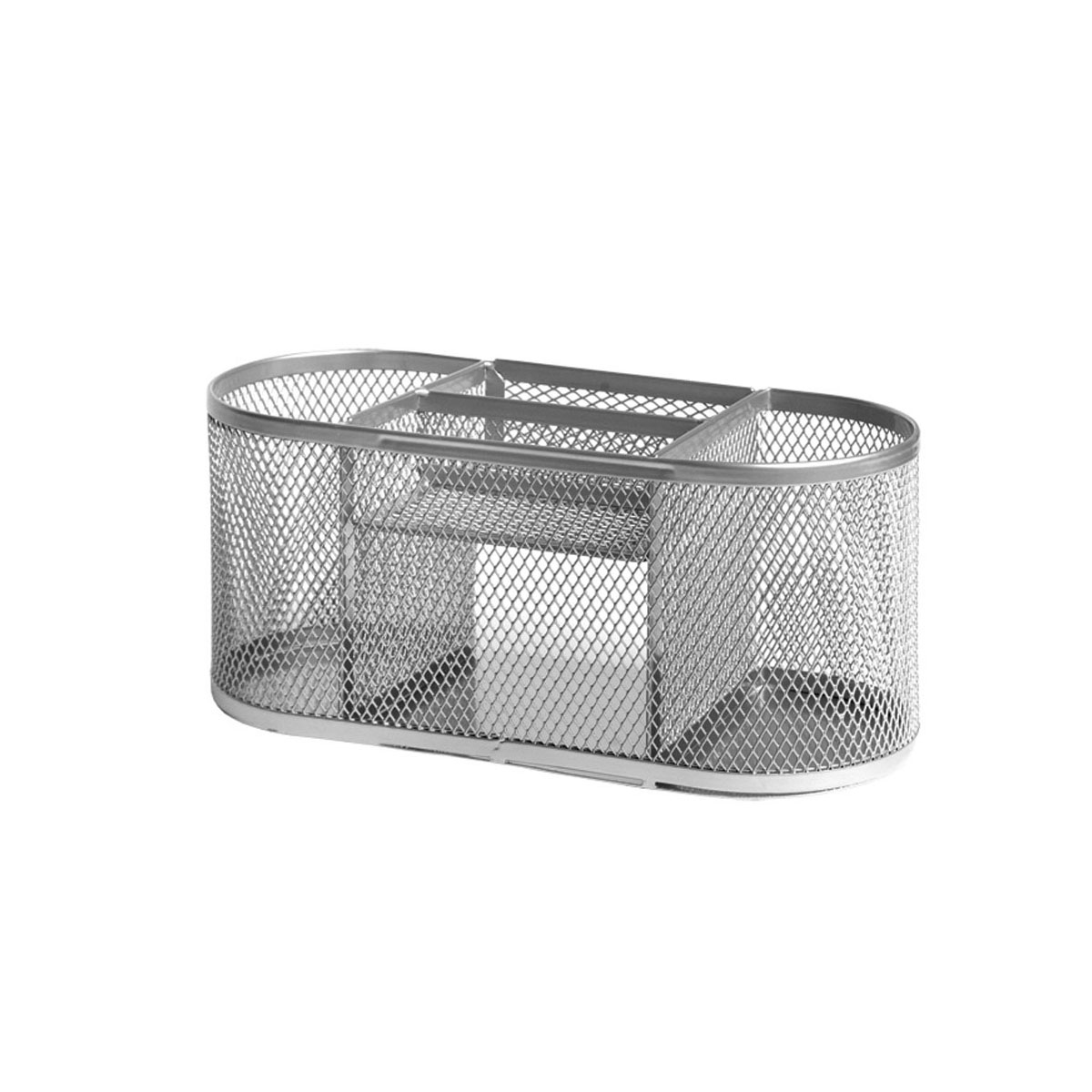 Skrivbordsställ silver metall