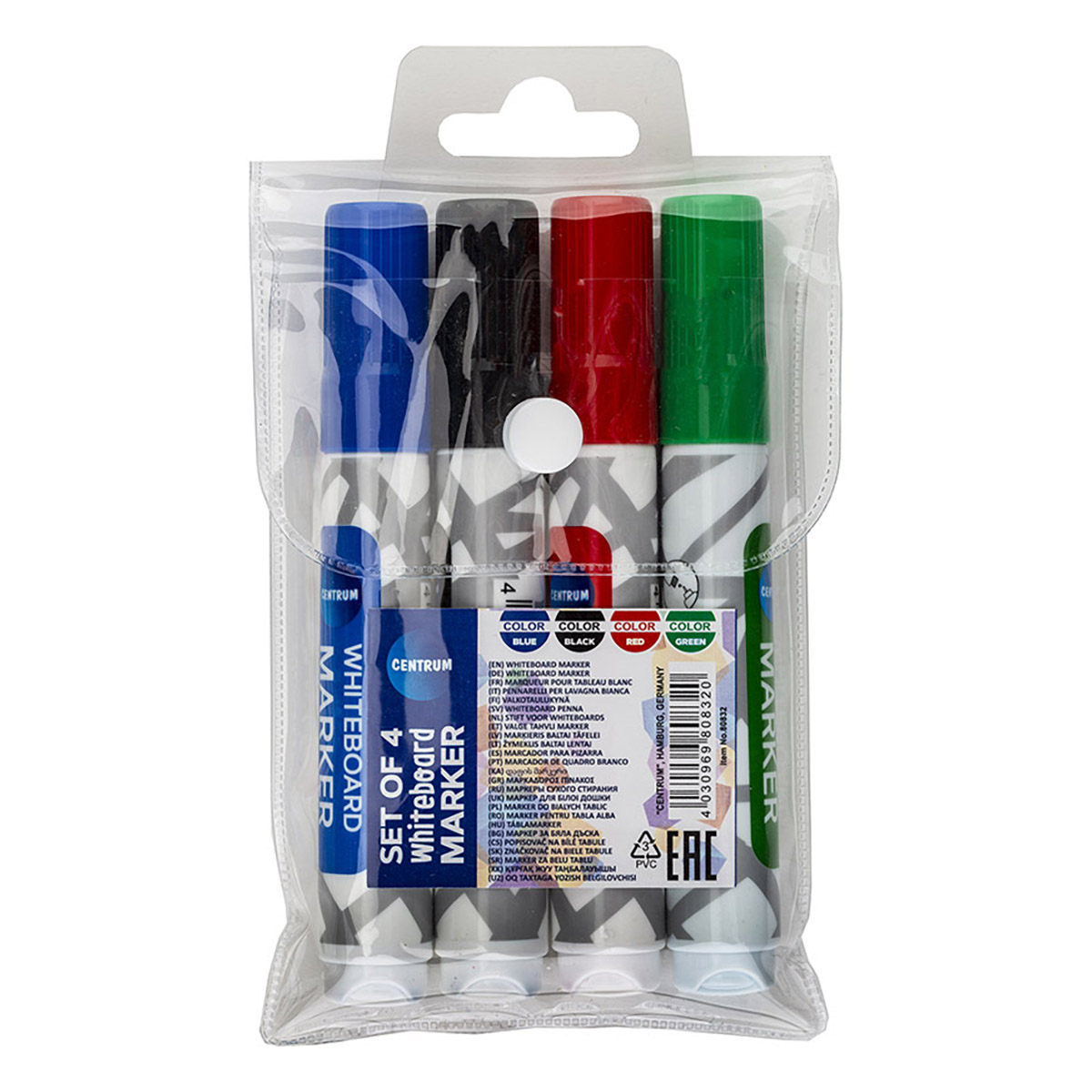 Pennor för whiteboard spetsiga 4-pack