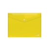 Plastmapp A4 med låsning gul