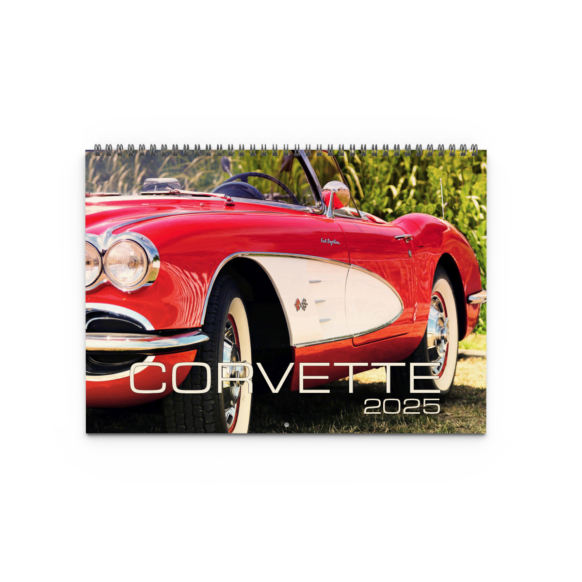 Väggkalender Corvette 2025 omslag