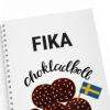 Anteckningsbok A5 Fika Chokladboll 2