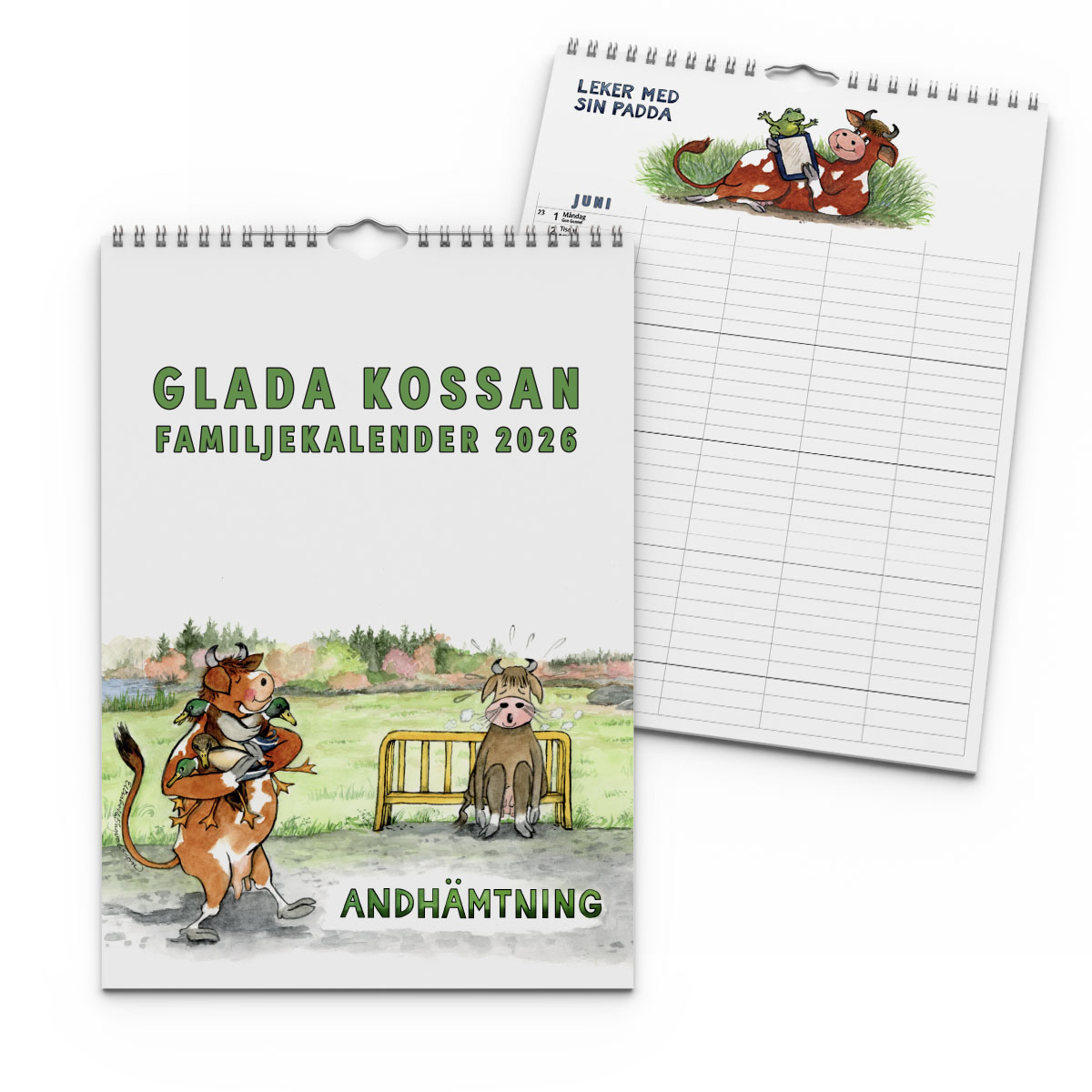 Familjekalender Glada Kossan 2026