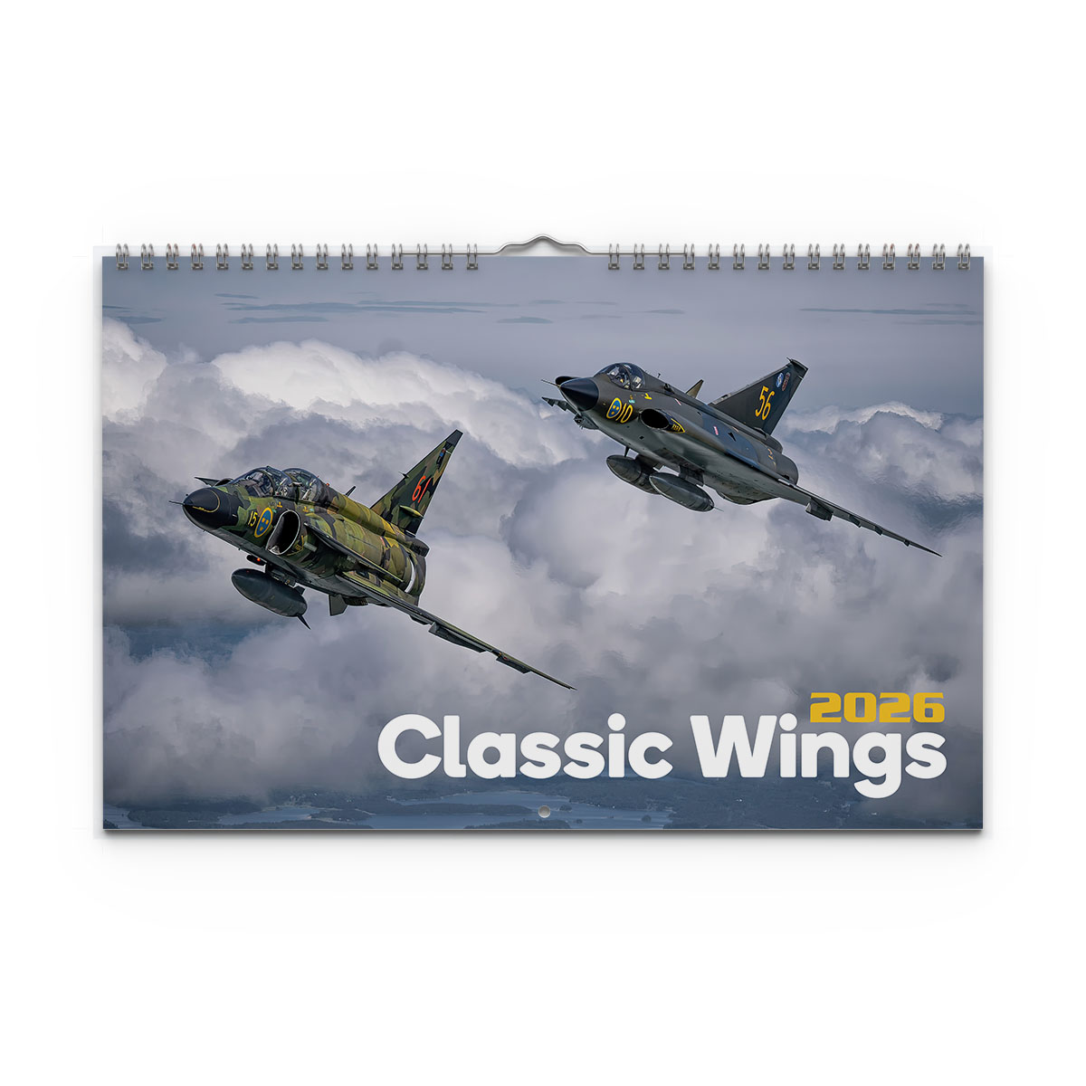 Väggkalender Classic Wings 2026 omslag
