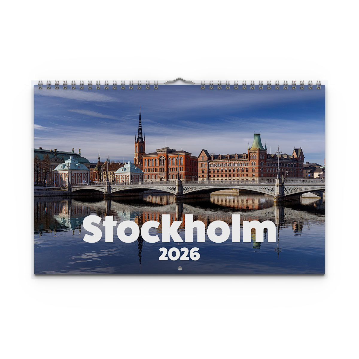 Väggkalender Stockholm 2026 omslag