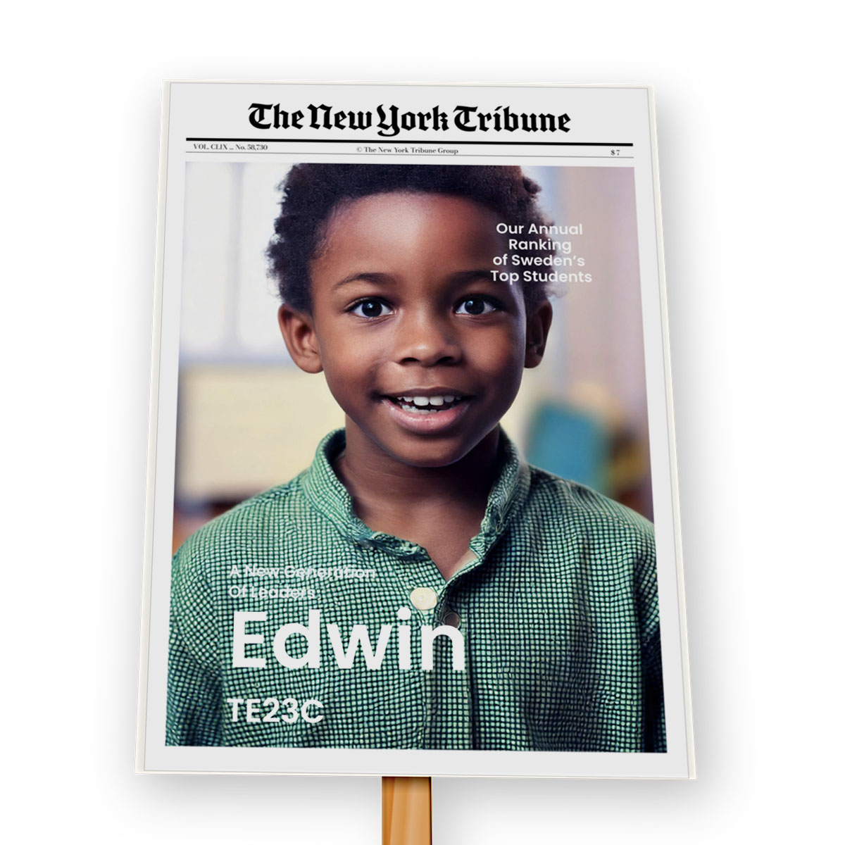 Studentplakat The New York Tribune 2