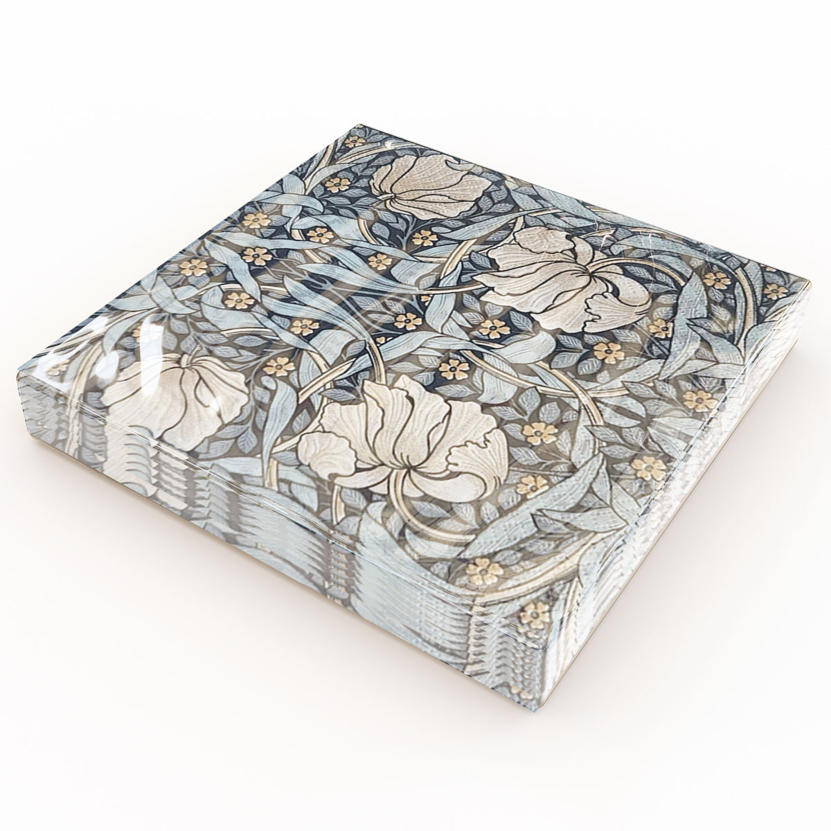 Matservetter 20p William Morris Pimpernel blå 040405 förpackning