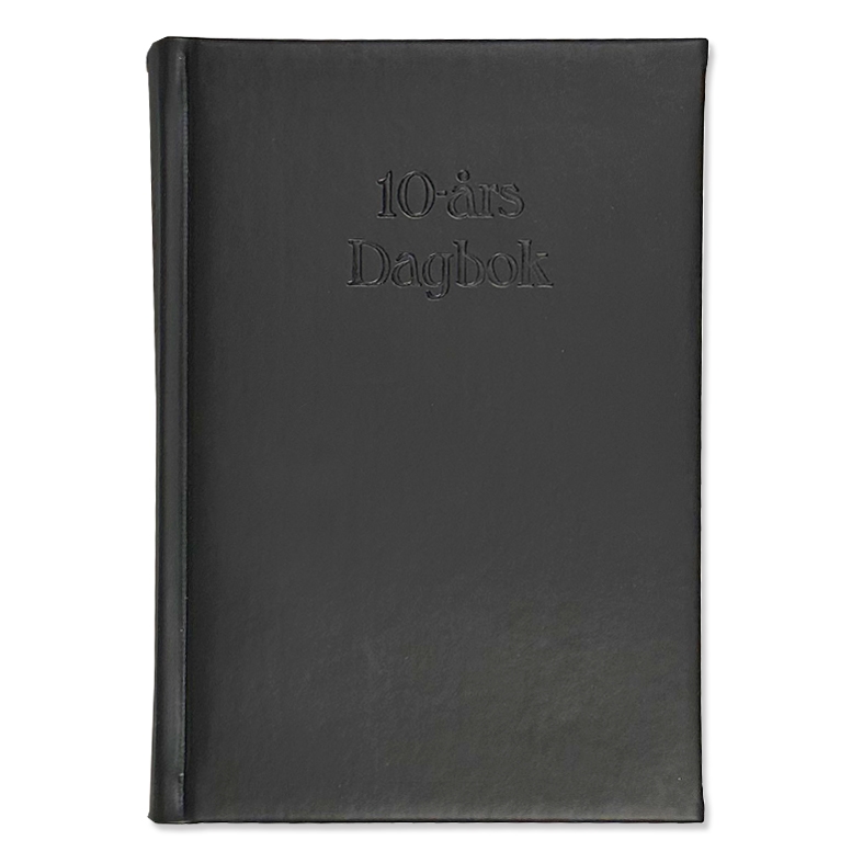Dagbok 10 år svart