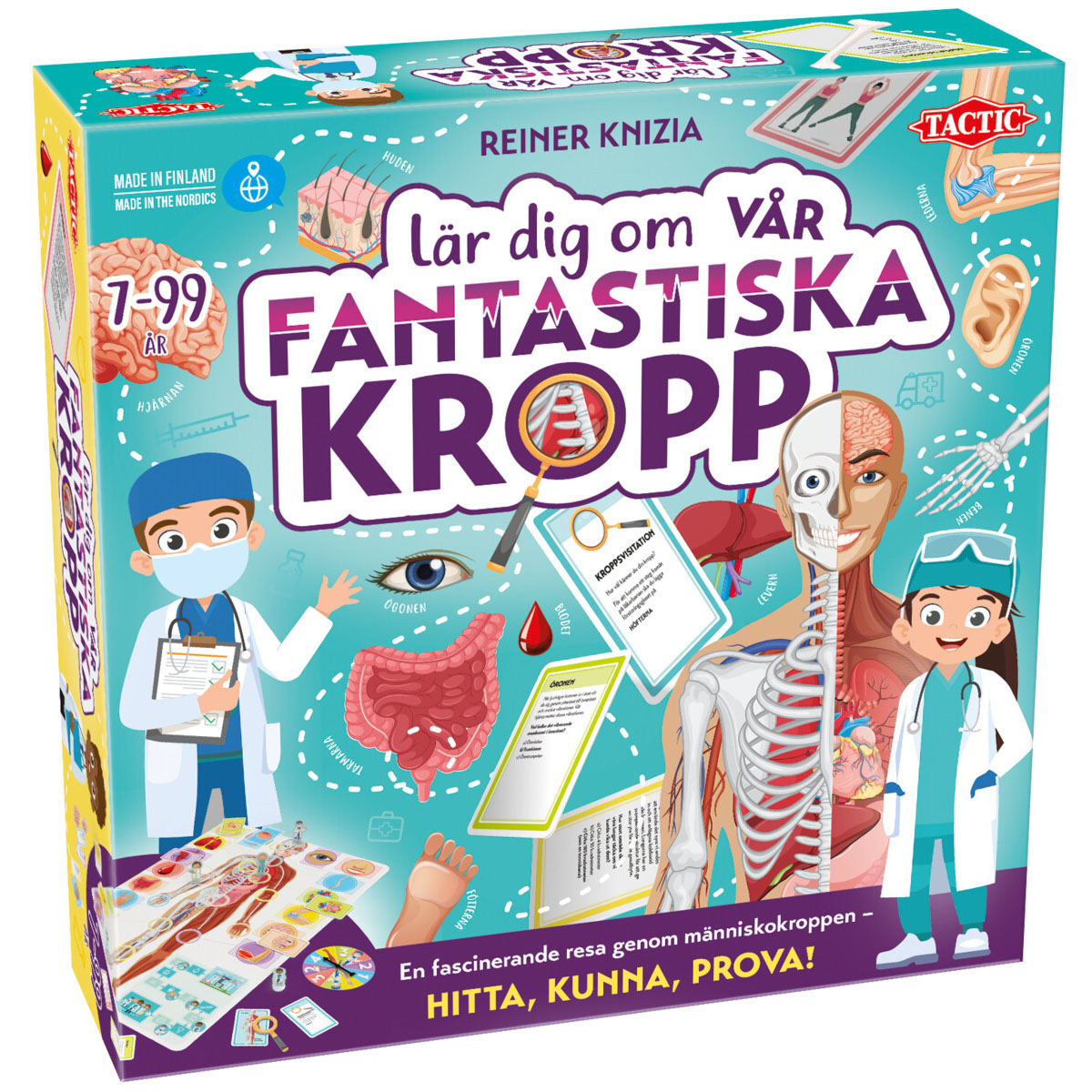 Familjespel Lär dig om Vår Fantastiska Kropp