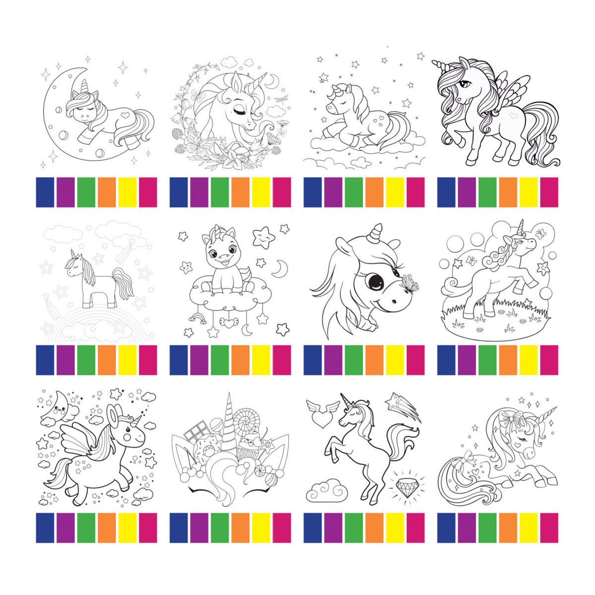 Liten målarbok med pensel 3