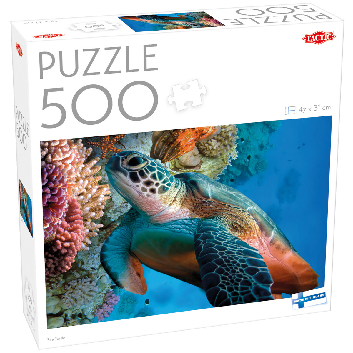 Pussel Sköldpadda 500 bitar Pussel Sköldpadda 500 bitar