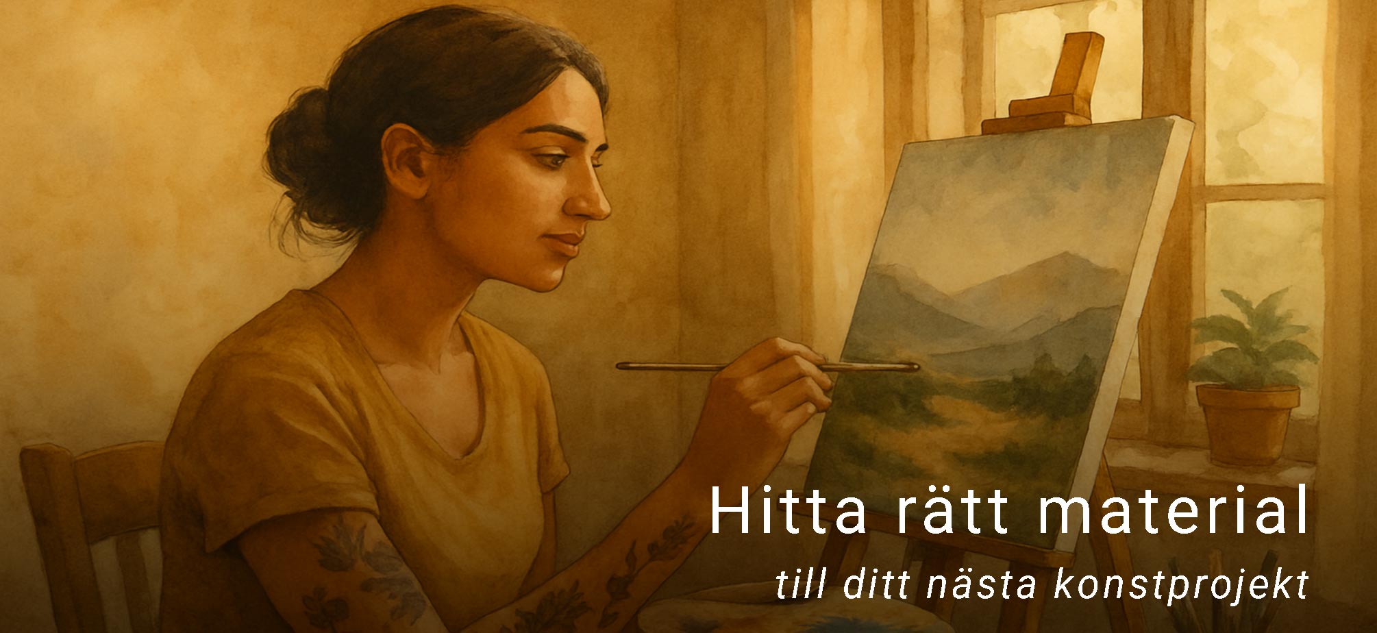 Rätt material till konstprojekt