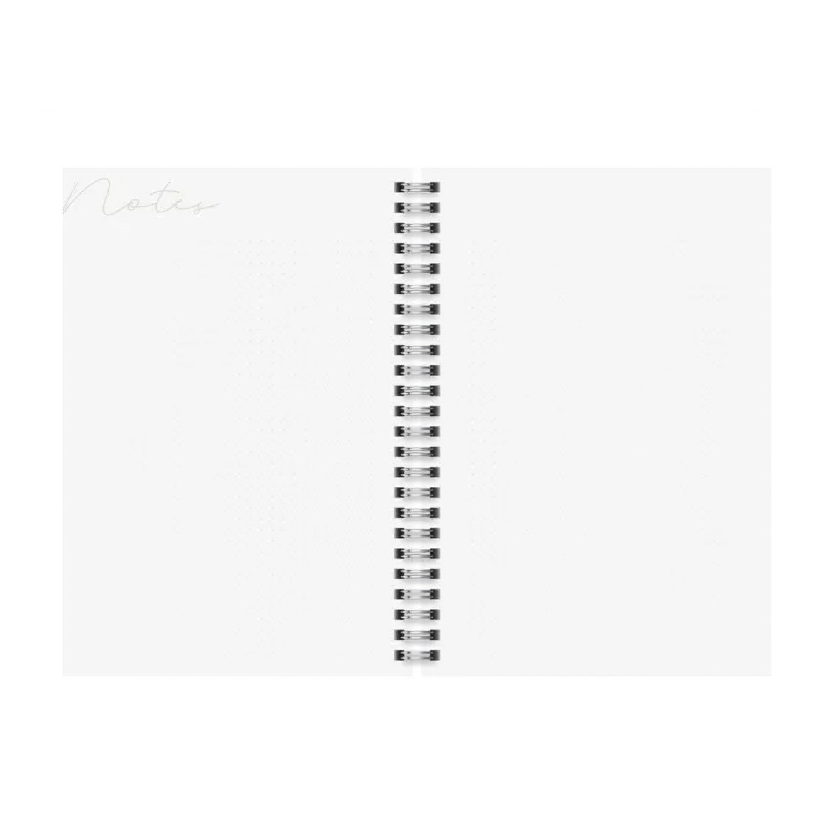 Almanacka A5 2025-2026 Grey Marble 18 mån uppslag 2