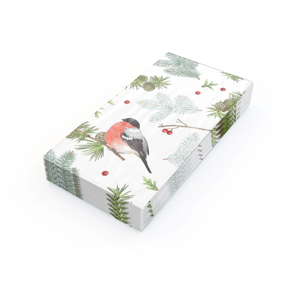 Bufféservett 16P Domherre kvistar förpackning