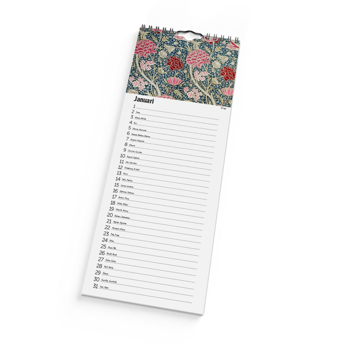 Födelsedagskalender William Morris 3