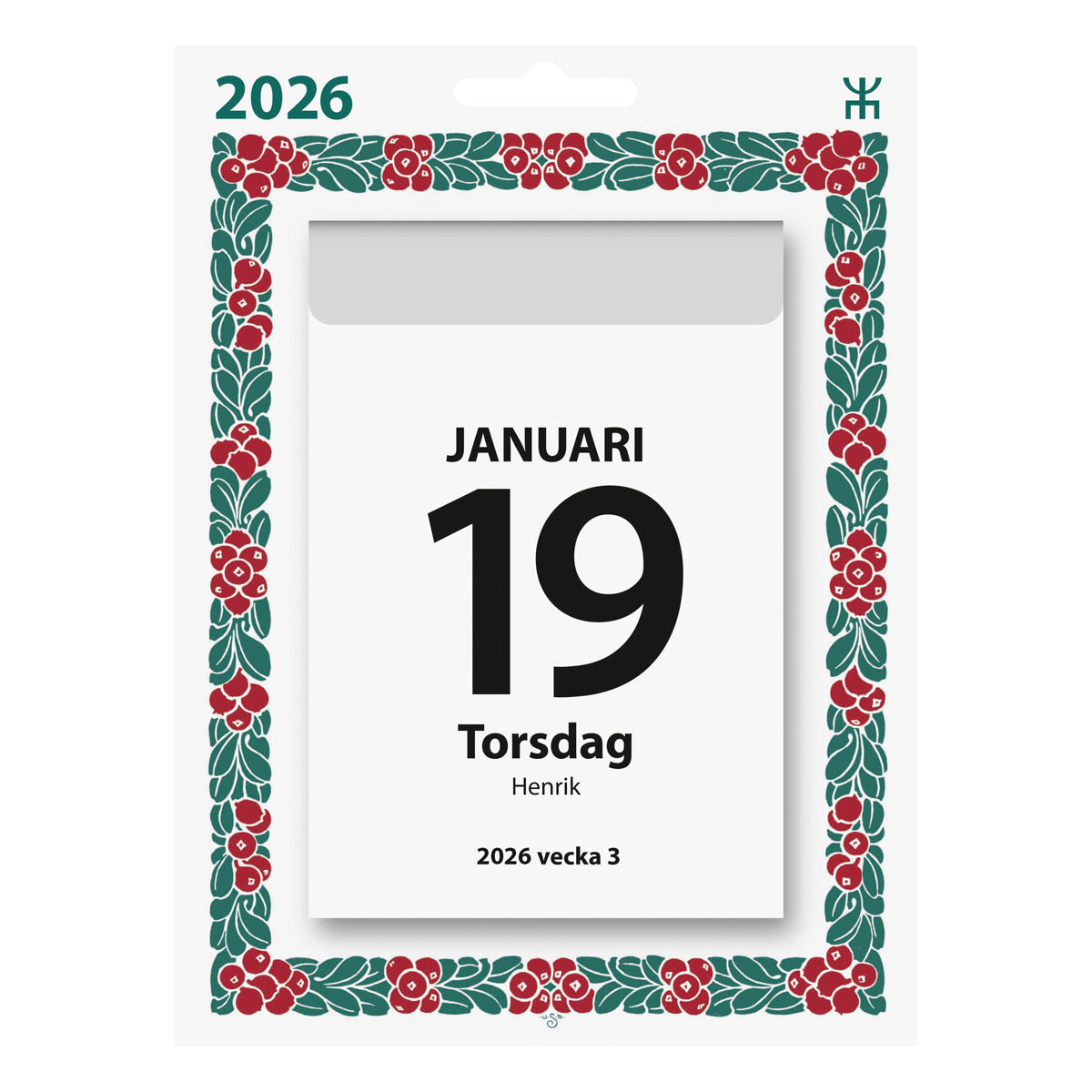 Väggplån Dagblock Lingon 2026