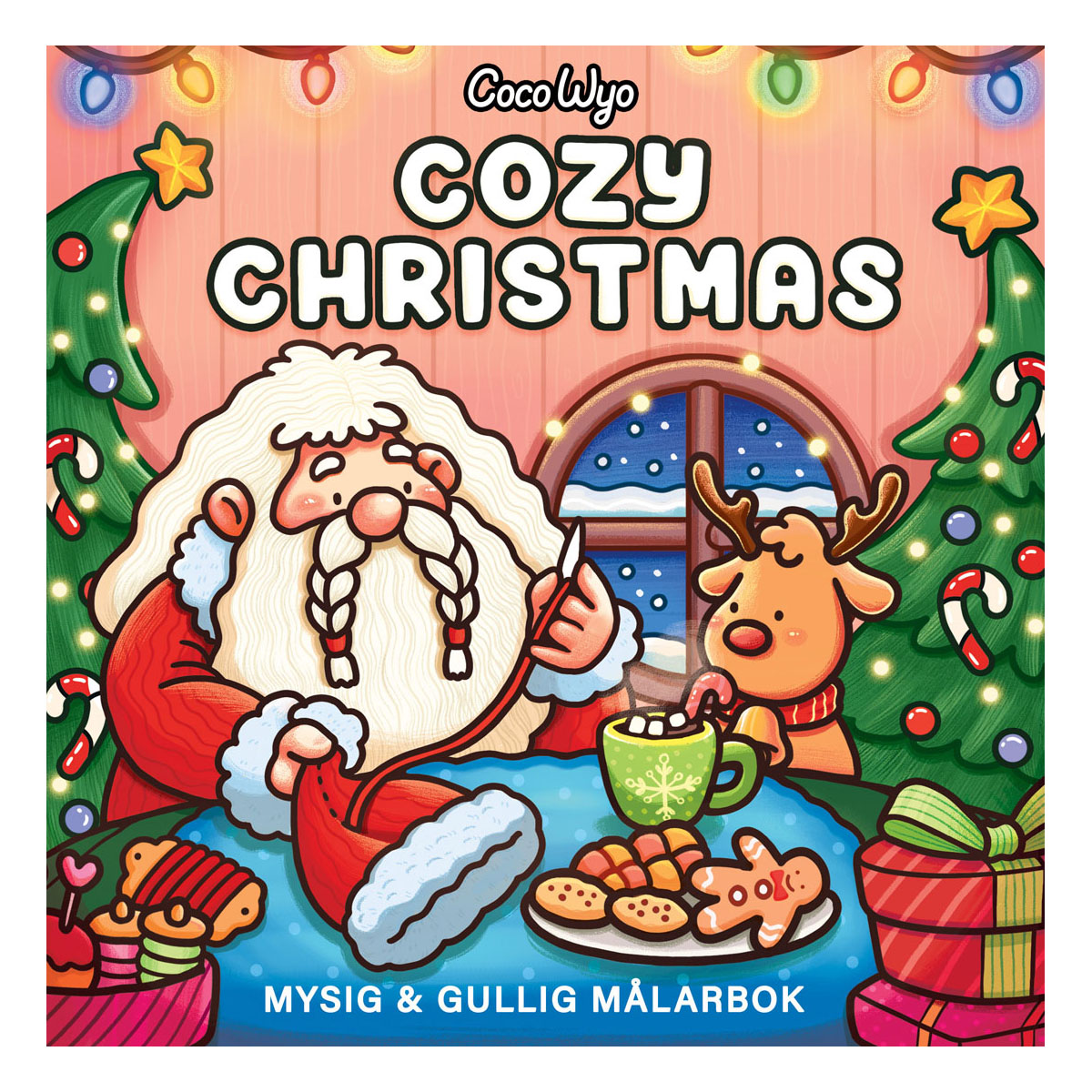 Cozy Målarbok Cozy Christmas