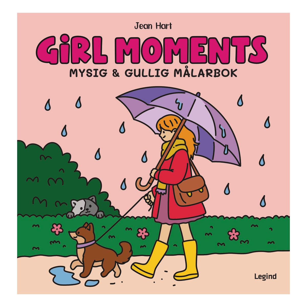 Cozy Målarbok Girl Moments