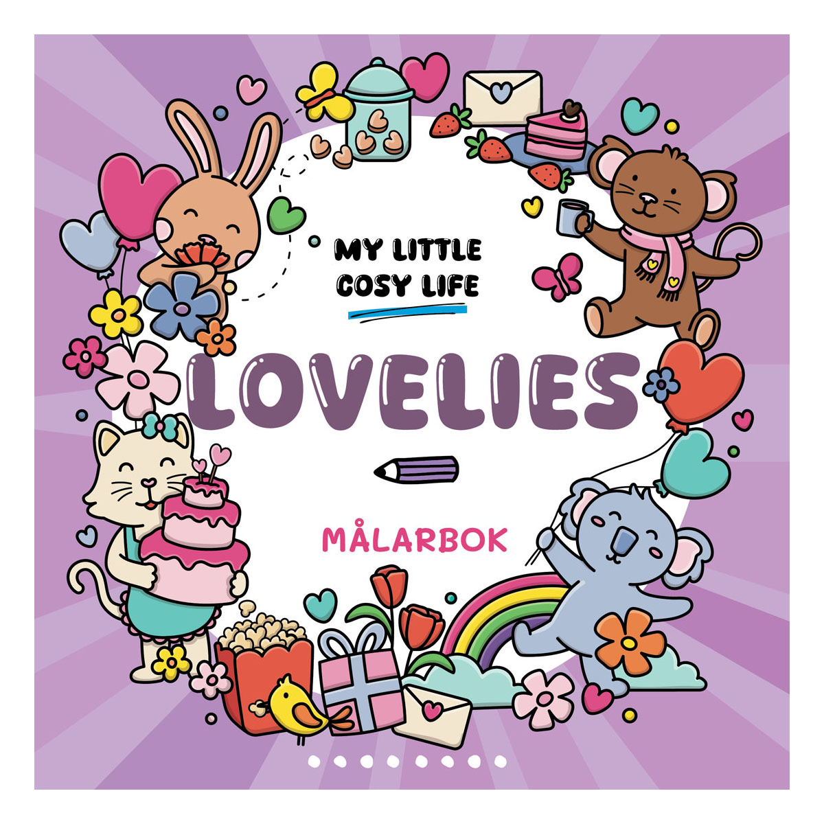Cozy Målarbok Lovelies